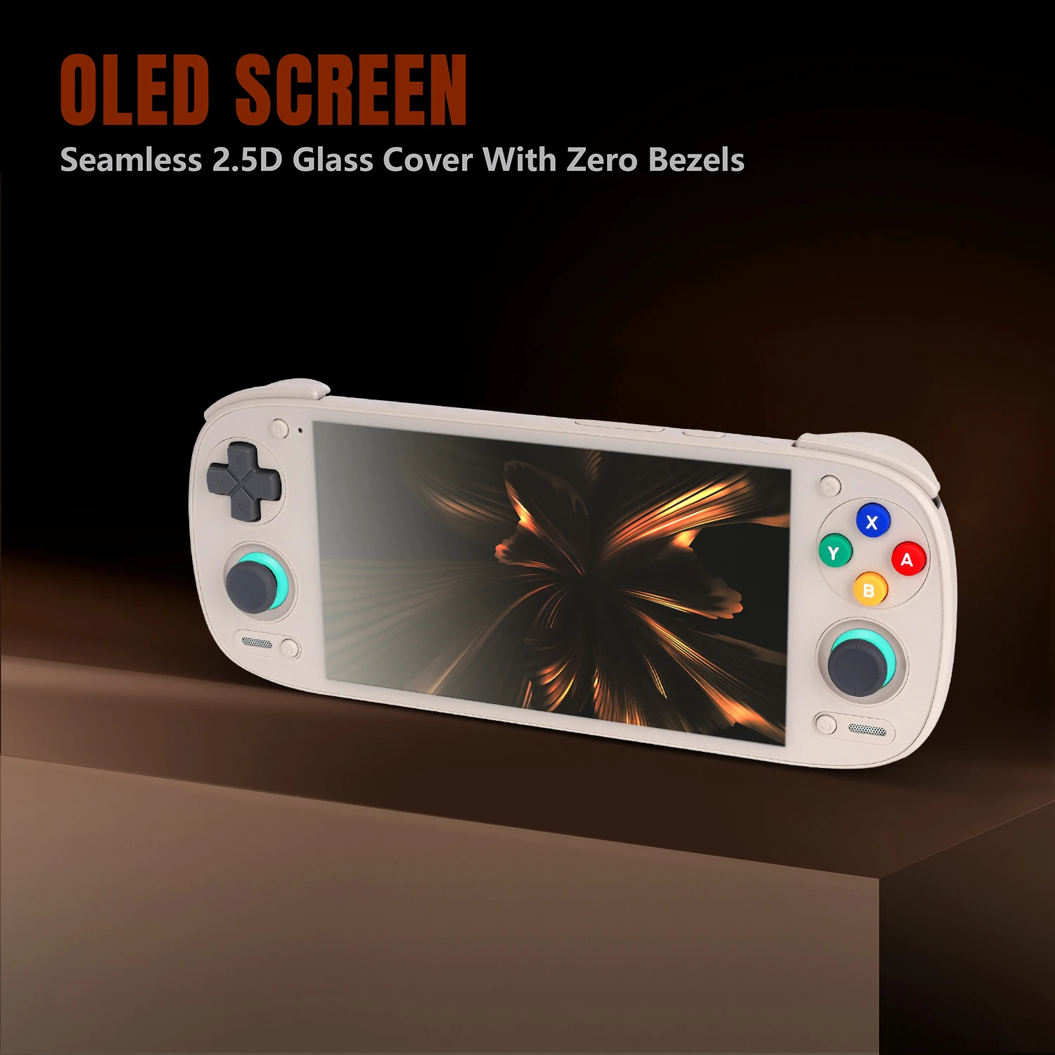 Handheld Game Console 5.5'' AMOLED Screen Android13 3D WIFI Hall Joystick Swapable Buttons Retro Gaming Player for Kid Chrstmas Gift