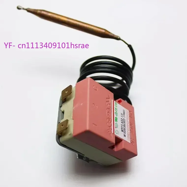 WY75-652-11F 75°C Capillary Thermostat, 16A 250V Overheat Protection for Water Heater