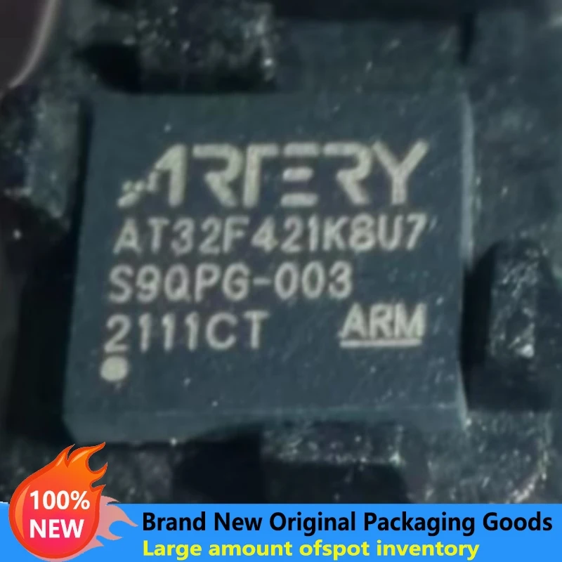 5PCS AT32F421K8U7 QFN32 Microcontrollore a chip singolo (MCU/MPU/SOC) Chip elettronico IC Brand new originale importato stock