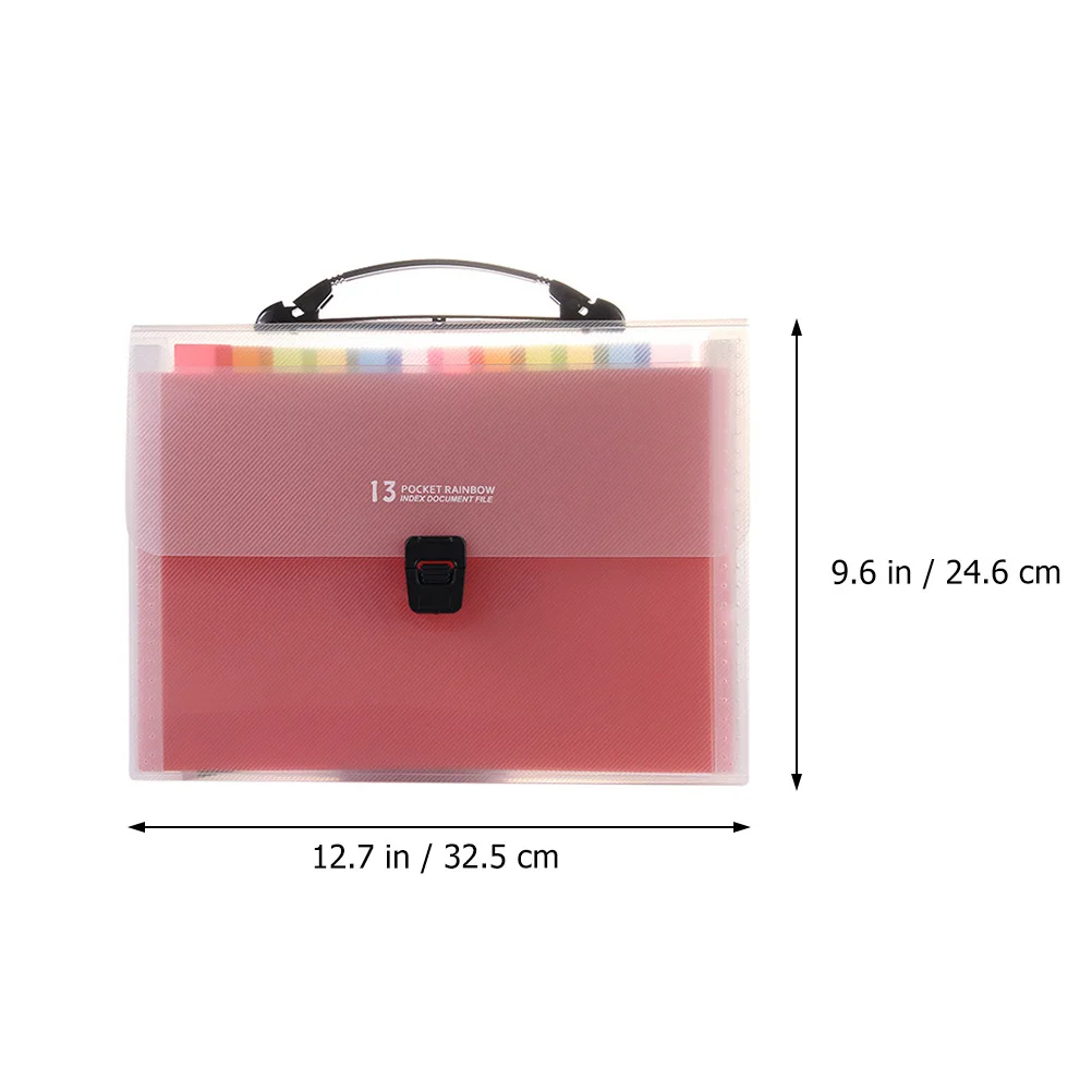 مجلد ملفات A4 منظم مستندات متعدد الطبقات خفيف الوزن لبطاقات إيصالات الورق وتذاكر اللوازم المكتبية المدرسية #4