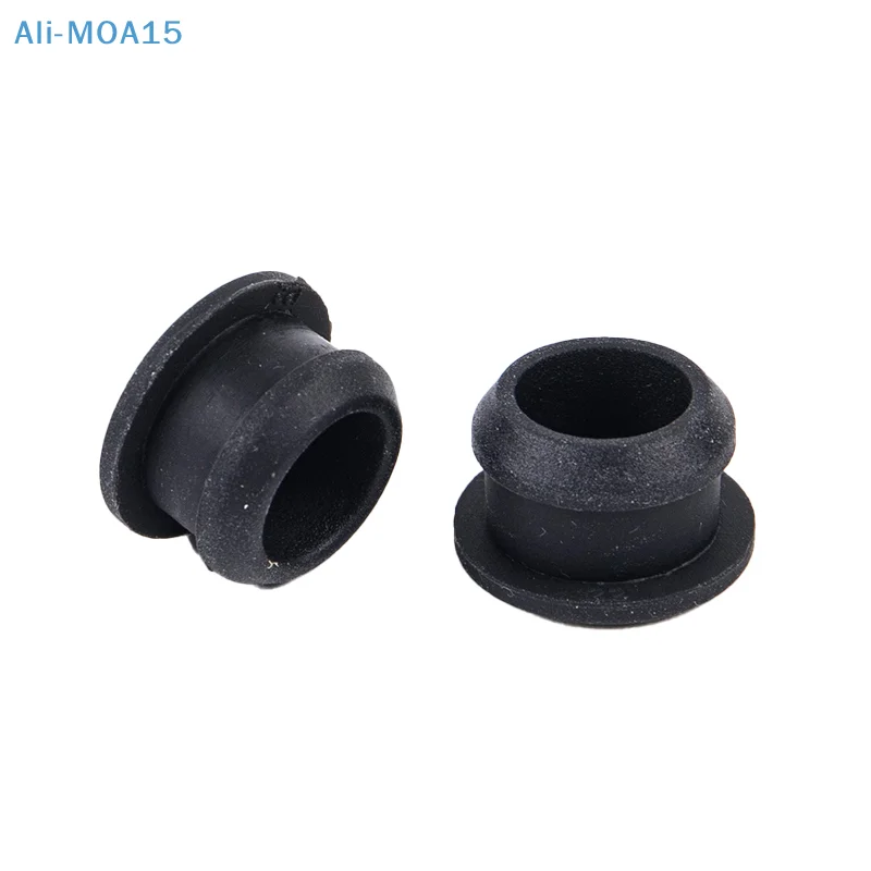 10pcs 2.5mm to 14mm Black Silicone Rubber Snap-on Hole Plug Blanking End Caps Seal Stopper