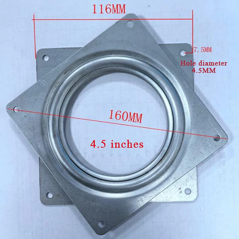 New Sale Lazy Susan Turntable Steel Ball Bearings Stands Swivel Plate Rotating Tray For Cooking Tabletop Revolving Storage Rack