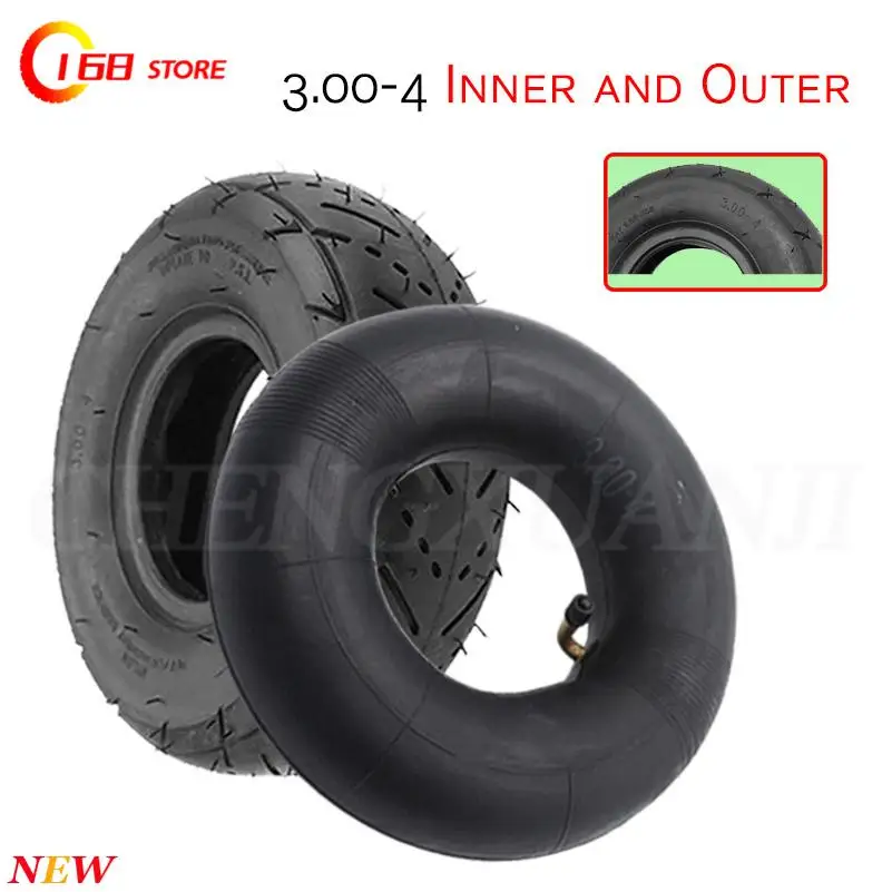 

3.00-4 Tire 260x85 Inner Tube Outer Tyre for Electric Scooter Karting Motorcycle Pneumatic Wheel Accessories