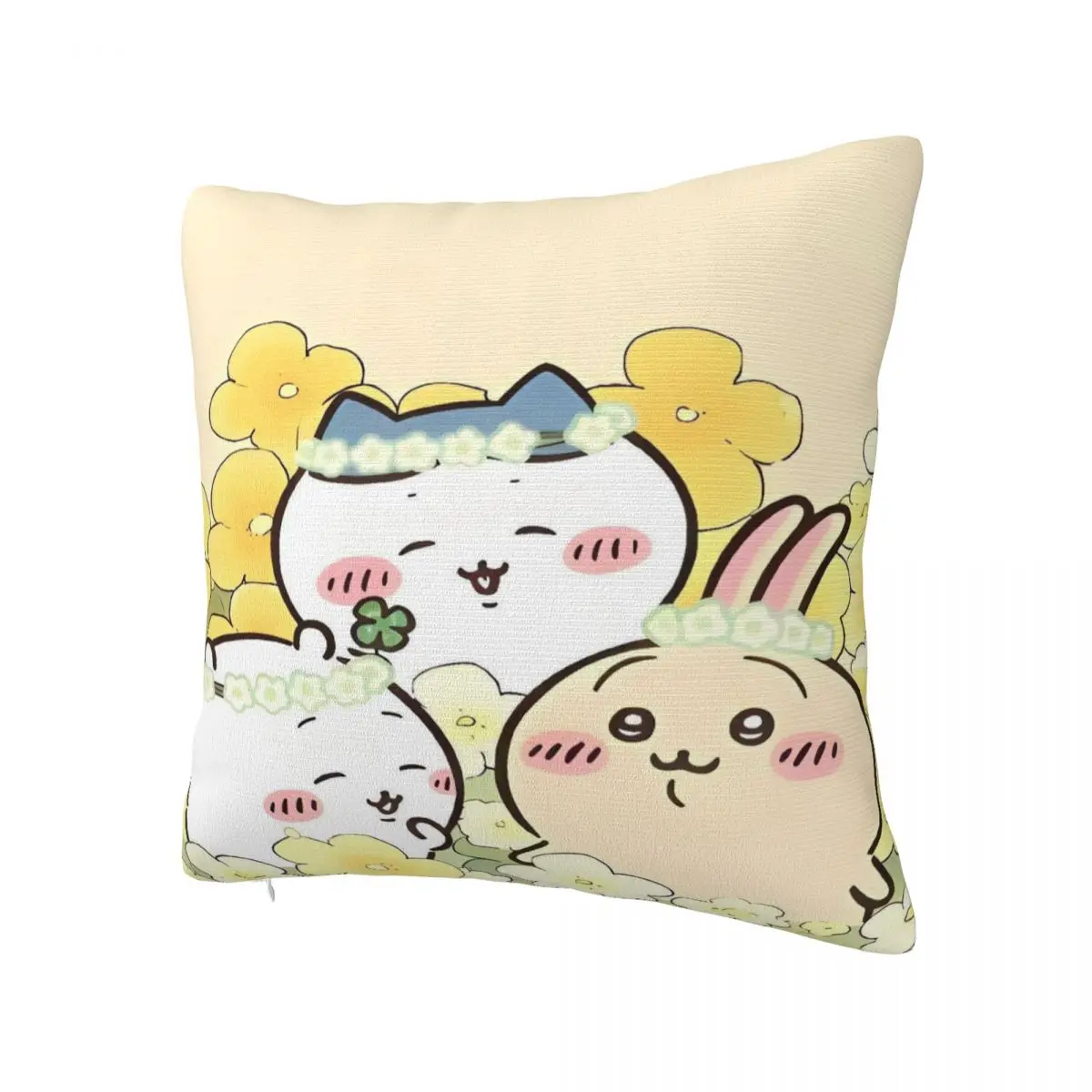 C-Chiikawa الكرتون كيس وسادة غطاء الوسادة تصميم ناعم غطاء وسادة موردن سادات لمكتب سيارة ديكور المنزل #2