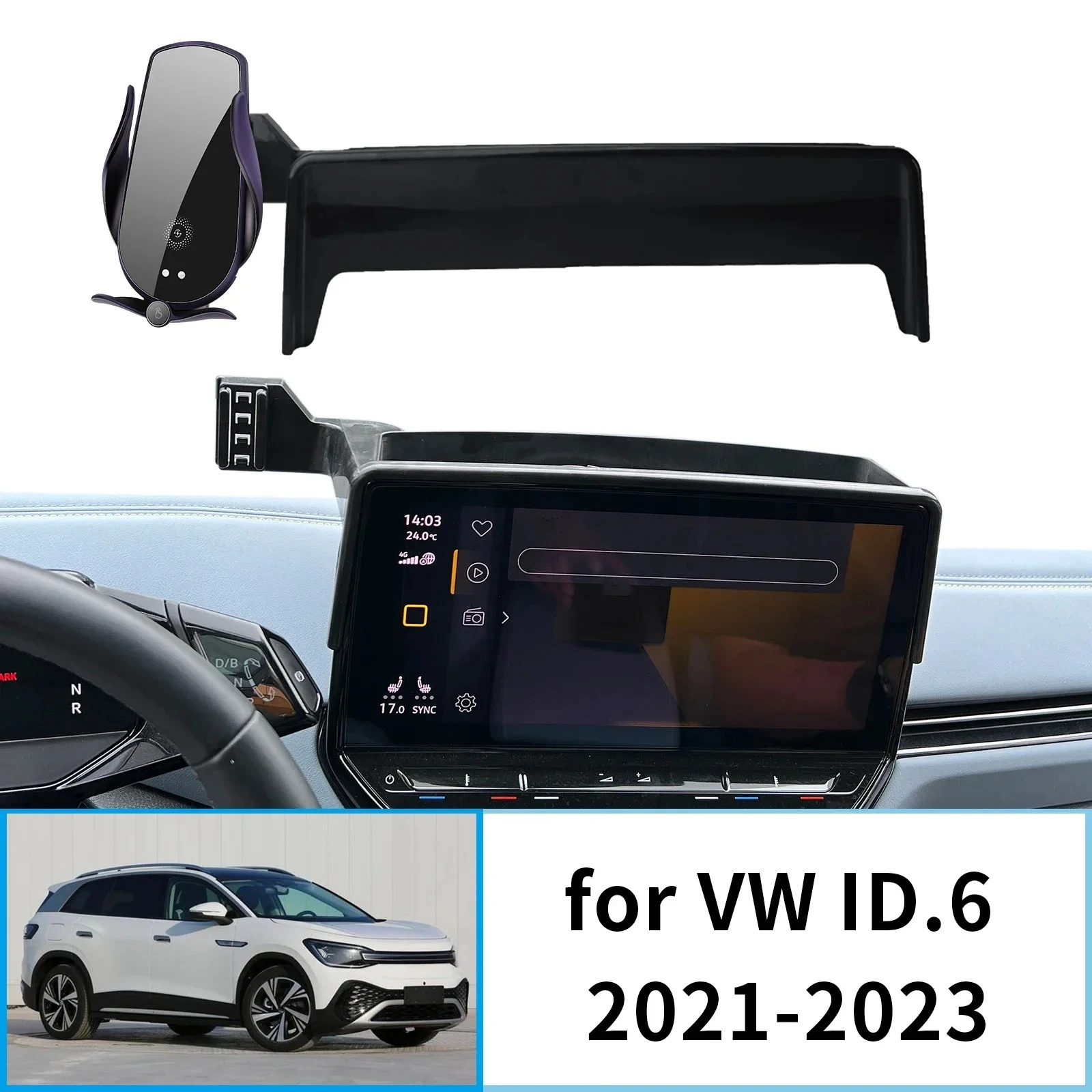 

for VW ID6 ID.6 2021 2022 2023 Car Mobile Phone Holder Accessories GPS Bracket Navigation Stand Auto