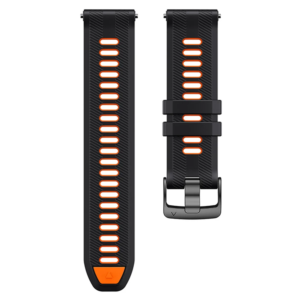 가민 포어 러너용 고무 시계 스트랩 밴드, 965/955 스마트워치 교체 팔찌 구멍 시계 밴드 액세서리, 22mm