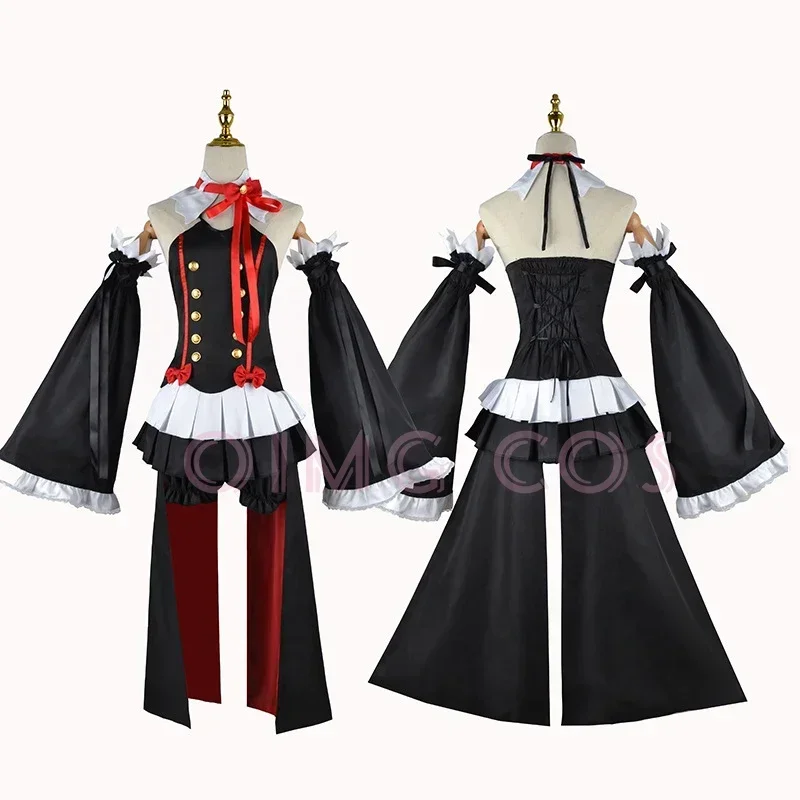 Seraph of The End Krul Tepes Cosplay Costume Uniform Anime Chinese Style Wig Halloween Costumes Game Opulent Splendor