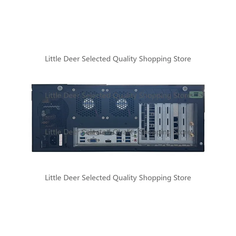 4U All-in-One Computer with Rugged MicroATX NAS Server Case PLC Controller Firewall Network & Tool-Less Accessories