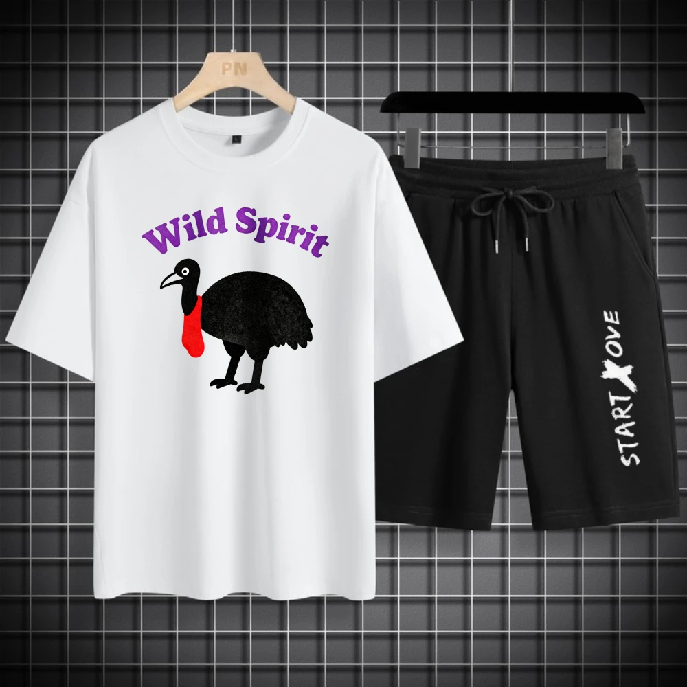 

Мужские футболки, комплекты одежды из полиэстера, модные новые мужские комплекты, комплект одежды, дышащие летние шорты с короткими рукавами