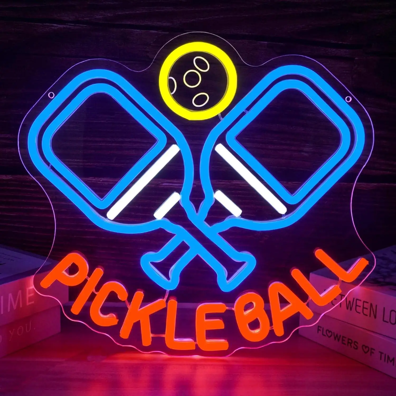 

Pickleball Neon Sign LED Light for Wall Decor Sports Themed Sign for Game Room Bar Home Art Decoration for Pickleball Fans