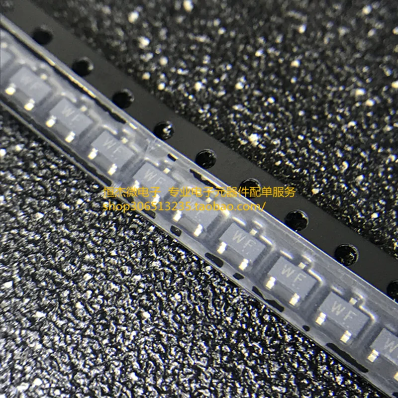 10PCS/ 2SA2056 A2056 silk screen WF patch SOT-23 new imported original PNP epitaxial transistor