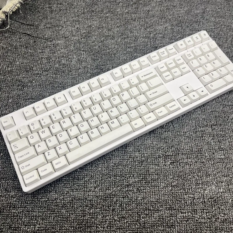 Dual Silent Mechanical Keyboard Customized Wired Peach Switch/Cream Yellow Switch Keyboard RGB Ergonomic Gaming G1080 Keyboard
