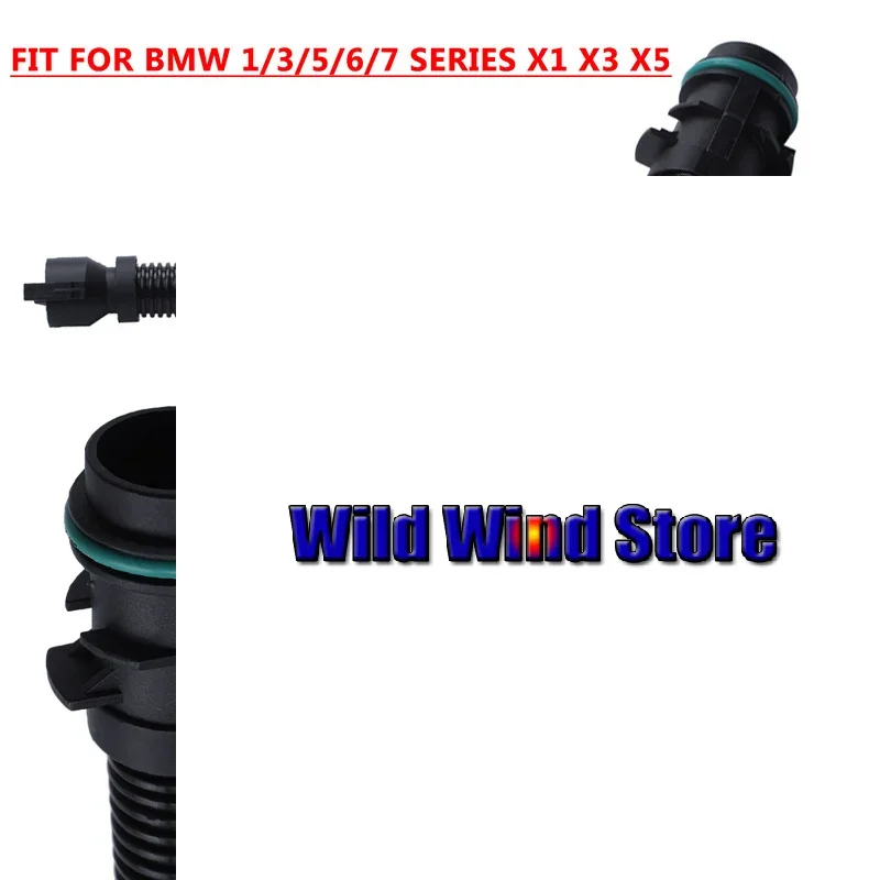 1 Uds. Para N47 N57 cubierta de leva basculante cárter de coche manguera de tubo de ventilación accesorios de bricolaje para automóvil