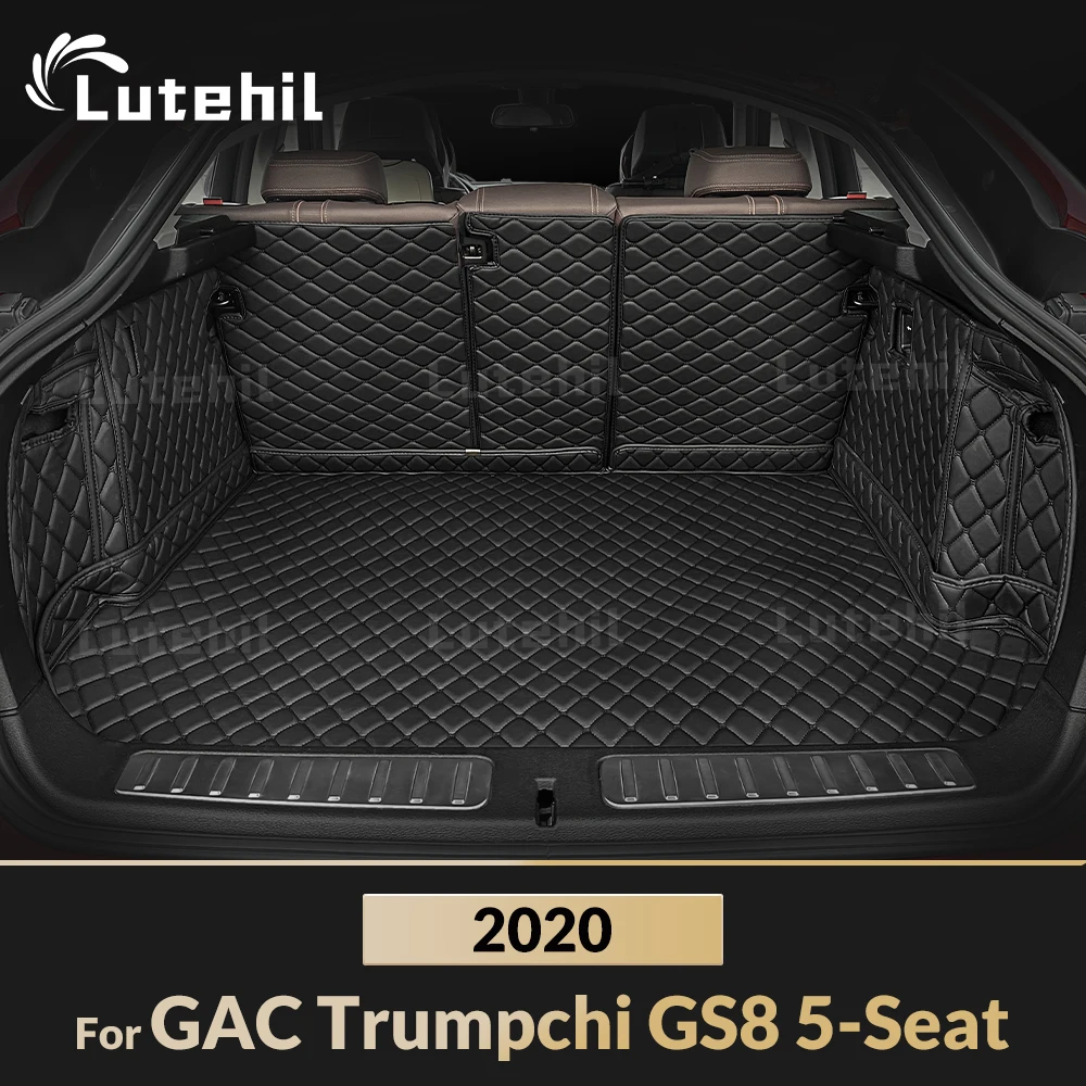 

Для GAC Trumpchi GS8 5-Seat 2020 Автоматический полный коврик для багажника Lutehil, чехол для багажника автомобиля, подкладка для багажника, аксессуары для интерьера