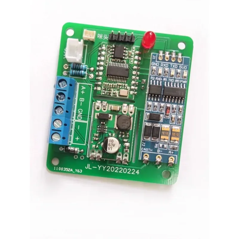 Voice to RS485 serial communication module AI offline intelligent interactive dialogue PLC control can customize commands