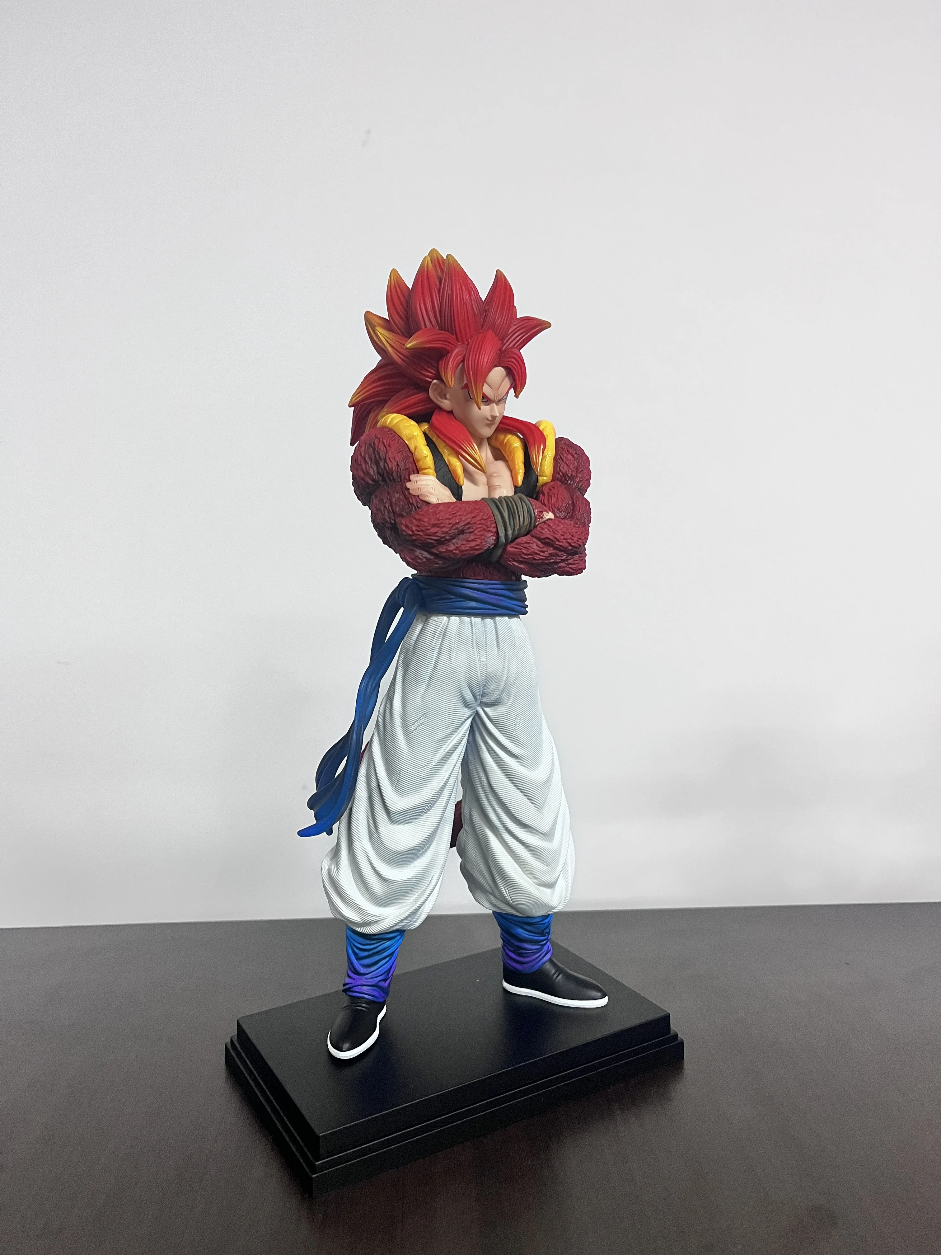 32 CM Dragon Ball Z JG Studio SSJ4 Gogeta anime action figure GK statua collezione modello personalizzato ornamenti desktop regalo t