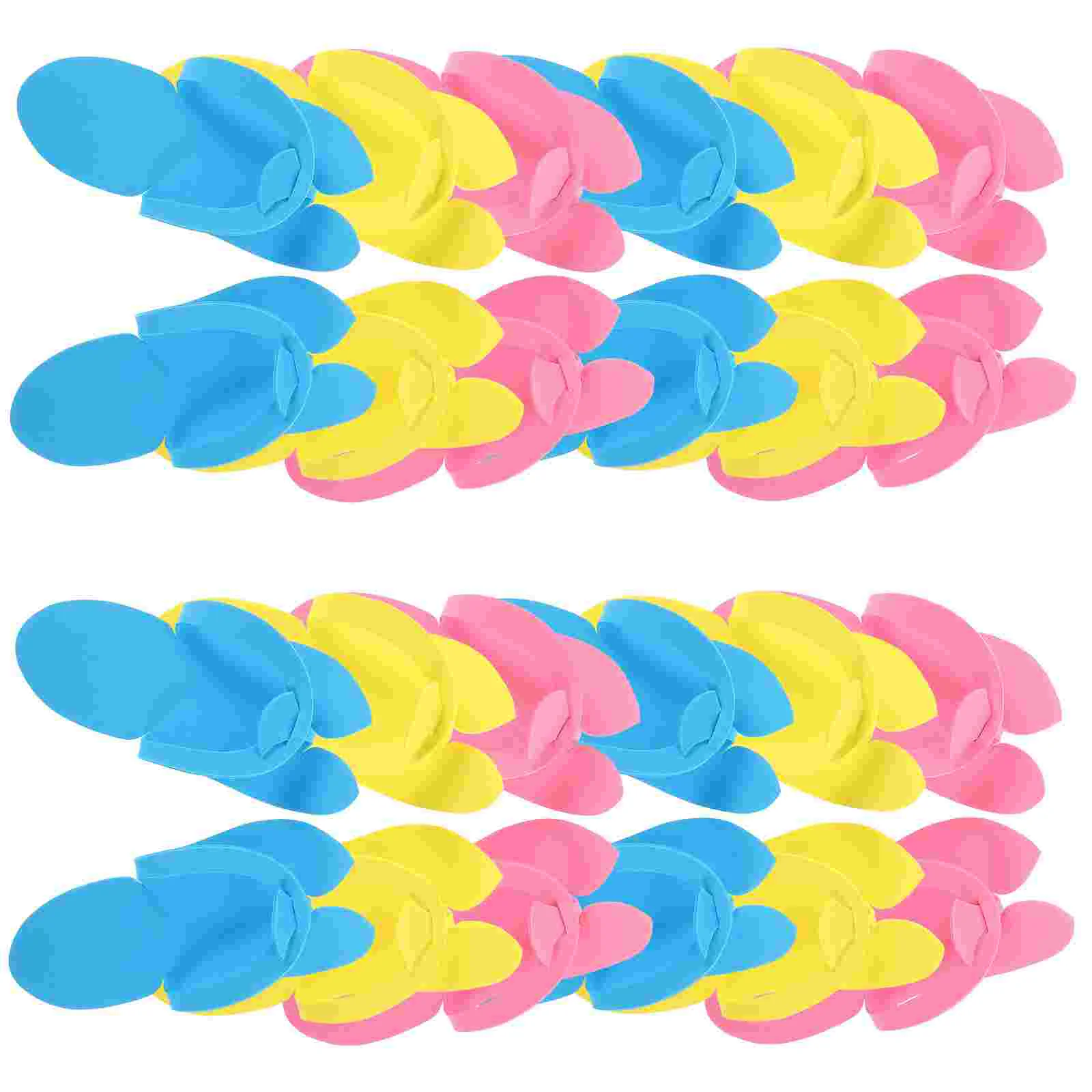 48 Pairs Hotel Slippers Beach Pedicure Mens House Travel Guests Sandals Disposable Foam Spa