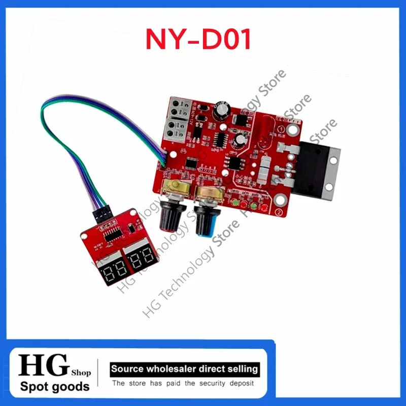 NY-D01 Control Board 40A/100A For  Spot Welding Machine DIY Control Board Welder Panel Adjust Time Current Digital