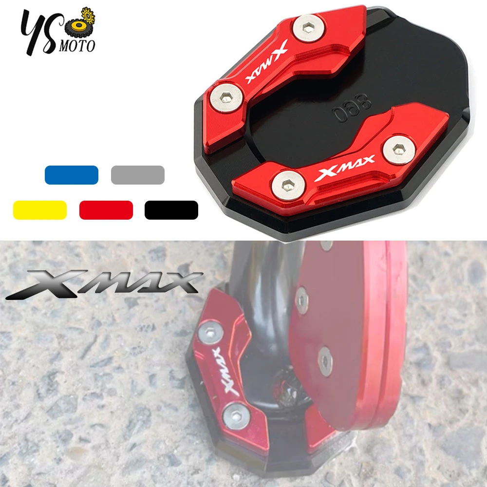 Fit For Yamaha XAMX300 X-MAX 350 2015-2021 R15 V3 V4 XMAX 125 250 Motorcycle CNC Kickstand Side Stand Enlarge Foot Extension Pad