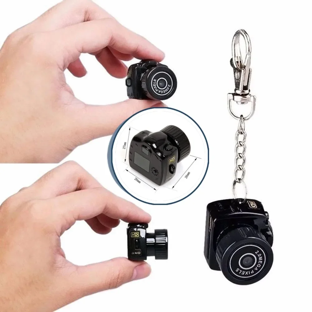 Y2000 Mini Camera Portable Audio Video Recorder Ultra Small Body Camera Sport DV DVR Security Protection Surveillance Camcorder