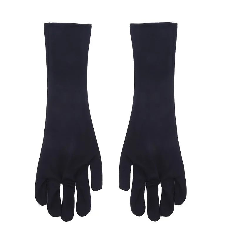 Gants de squelette blanc pour Halloween, masque facial de crâne pour adultes, Costume d'horreur, fête fantôme effrayant, fournitures de déguisement Cosplay, 2025