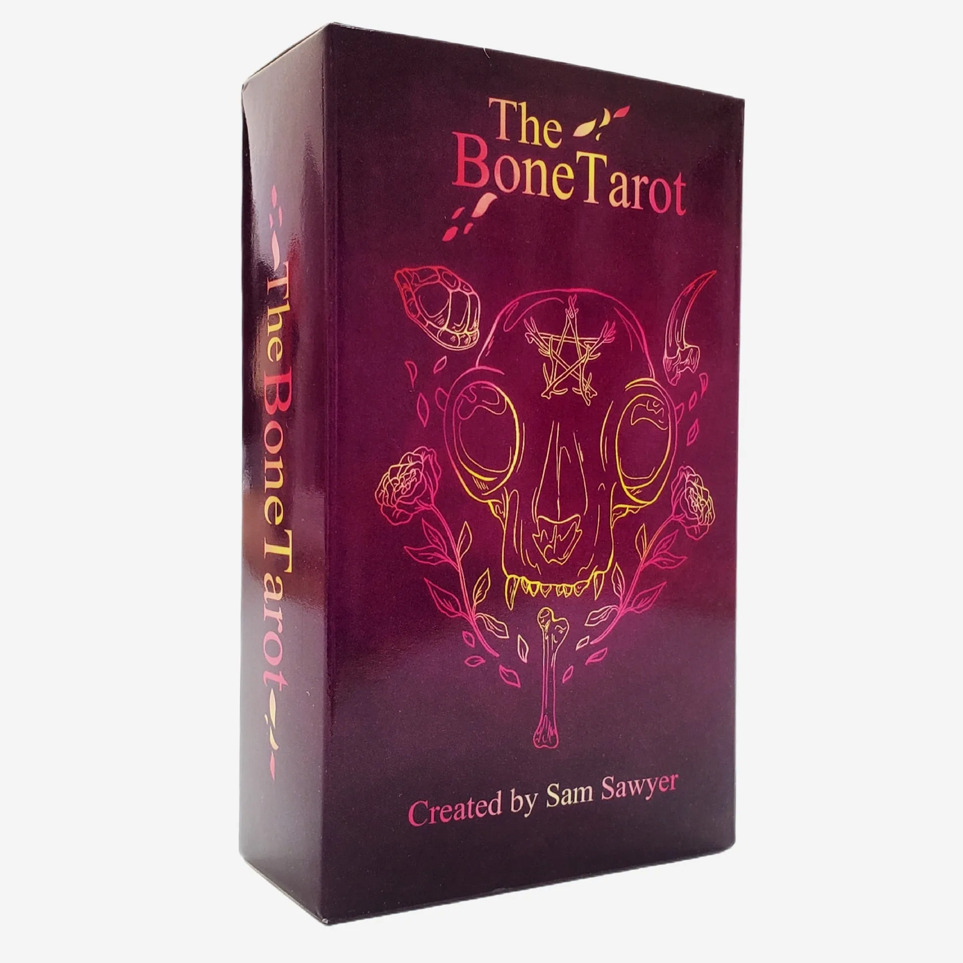 The Bone Tarot Deck  Big Size 12x7cm Contains 78 Cards With Paper Guidebook English Edition Board Games Playing Cards Gift