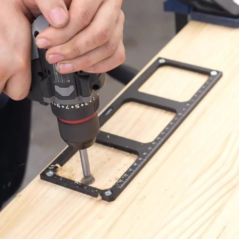 

Инструмент для разметки и вырезания квадратных пазов в деревянных шкафах, специальный для нижних коробок выключателей и розеток типа 86