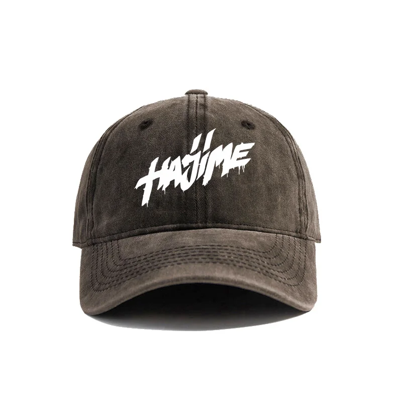 Hajime Baseball Cap Distressed Hats Cap Men Retro Outdoor Summer Adjustable Hat MZ-402