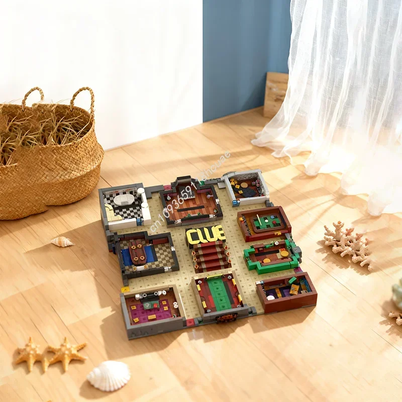 2495 pièces MOC Clue Board Modular Minied Model Building Blocks Architecture DIY Idea Festival Gifts Education Brick Toys Birthday