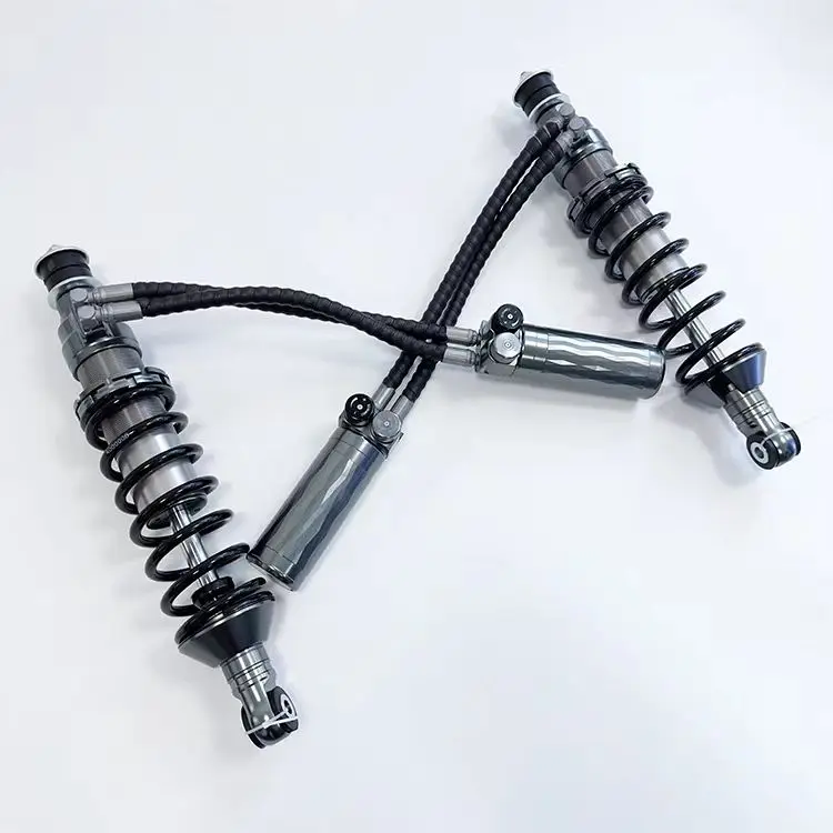 Off Road Suspension Body Kits for Toyotas Land Cruiser 100 Double Hose Front and Back 2.5diameter Coilover  Shock Absorber