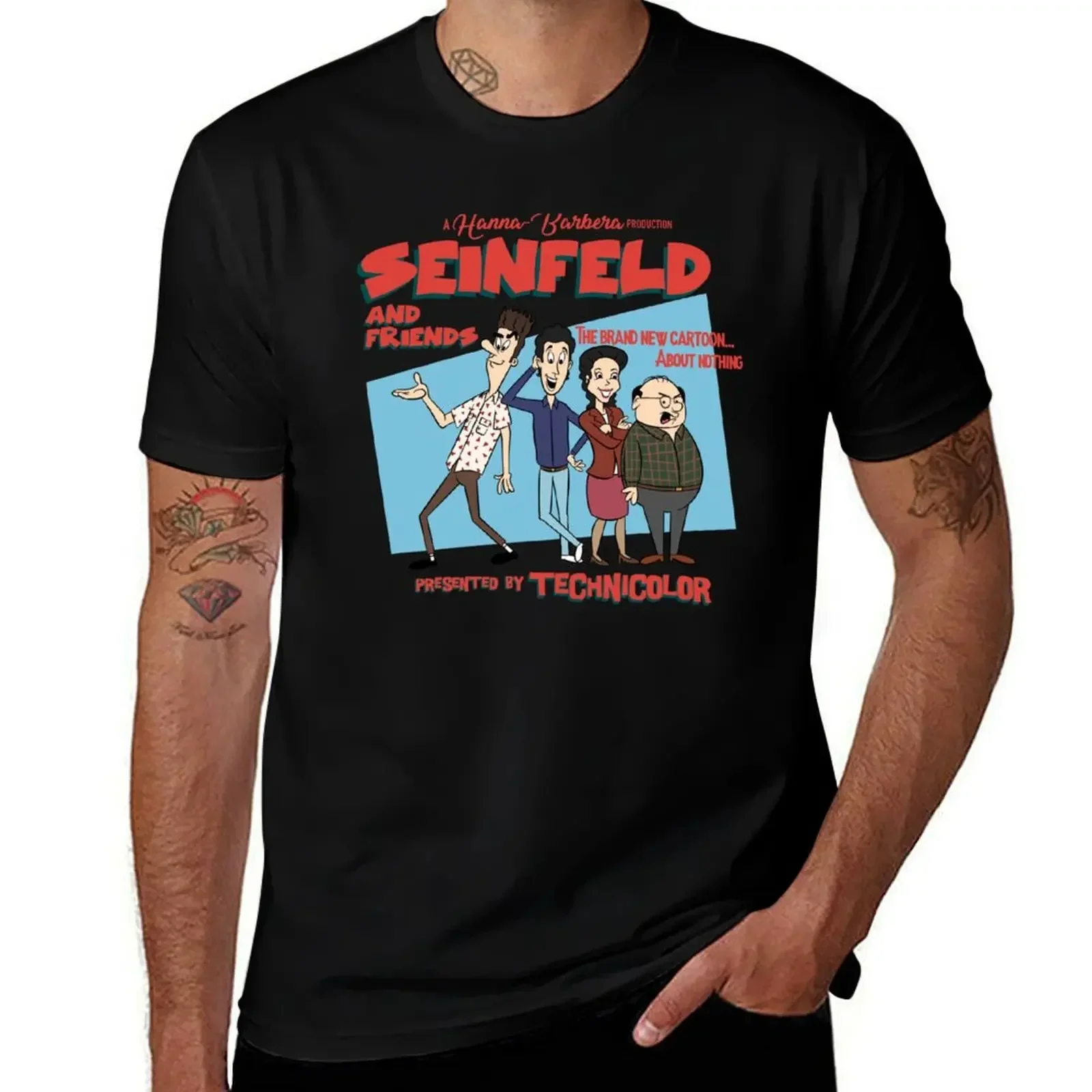Cartoonfeld T-Shirt Fashion Graphic Tee for Men