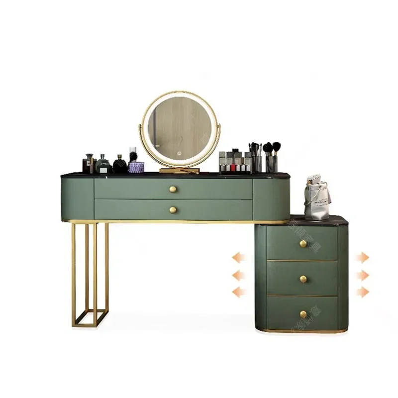 

Useful Practical Nordic Modern Dressing Tables Makeup Luxury European Drawer Dressing Table Led Mirror FashionFurniture Decorati