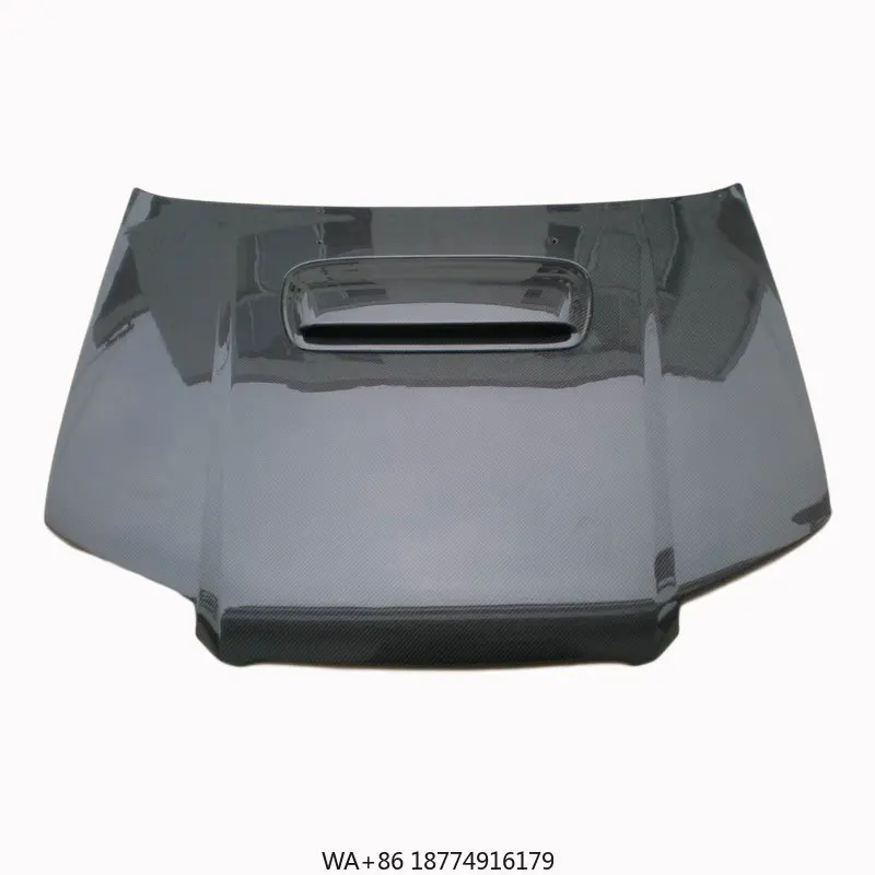

New Carbon Fiber Hood Bonnet for Forester 2006 2007 STI Style Hood Cover with Included Clips