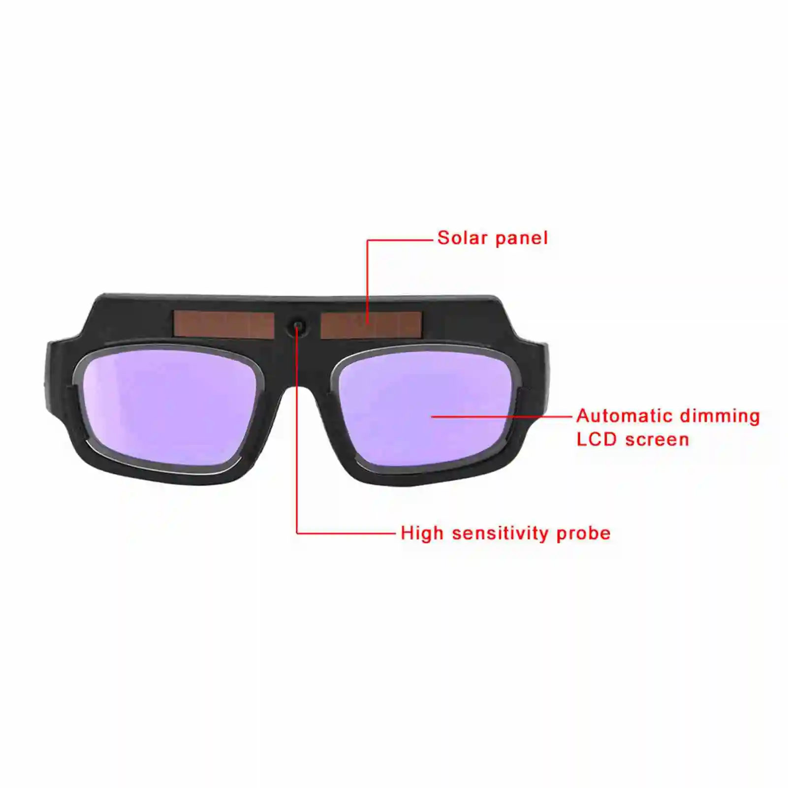 ZK30 Solar Auto Darkening Protective Welding Glasses Goggle for Argon Arc Welding