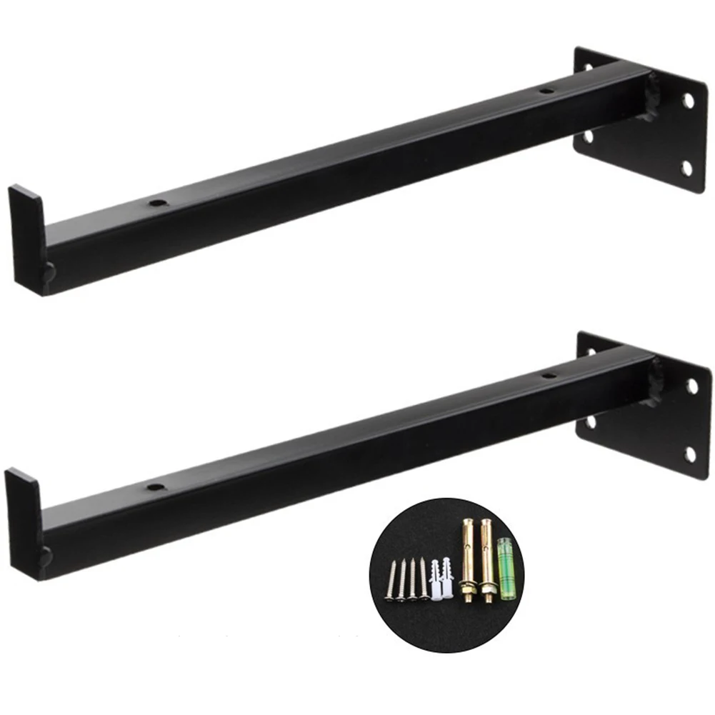 2pcs Heavy-Duty Wall-Mounted Shelf Bracket Thick Bracket Space-Saving For Bookshelves Storage Racks Easy Installation