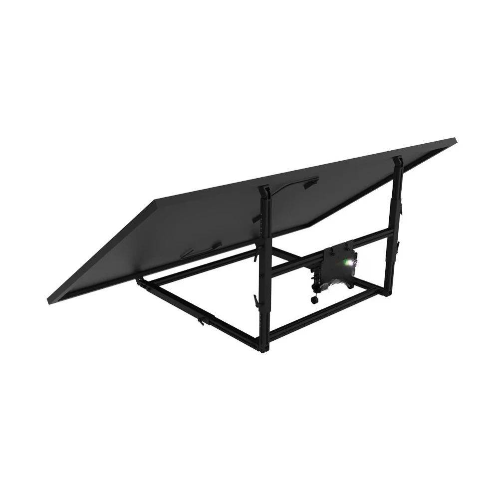 مجموعة نظام التوصيل والتشغيل بالطاقة الشمسية الضوئية مع ألواح ثنائية الوجه أحادية ووحدة تحكم MPPT لتركيب الشرفة