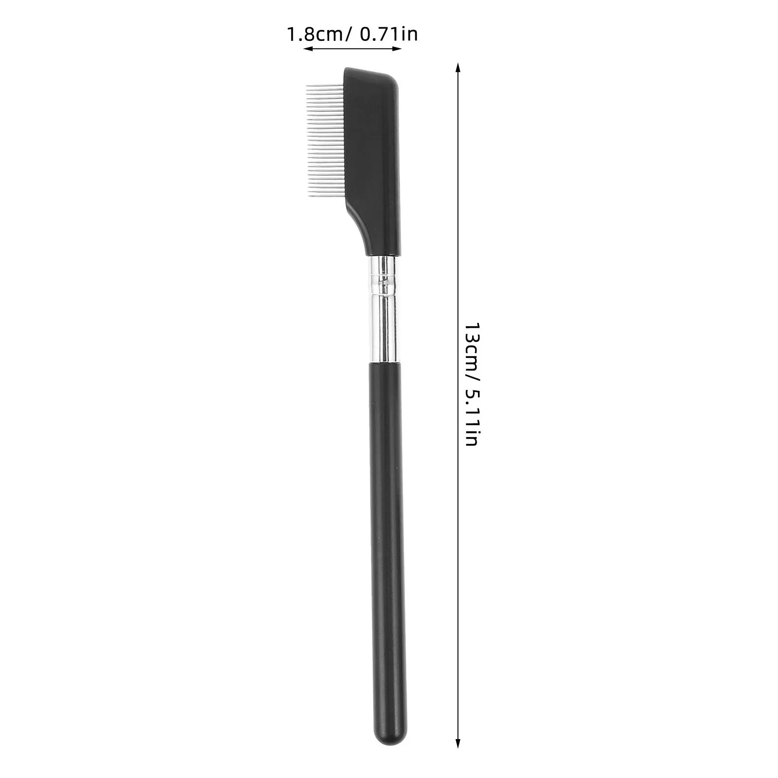 6Pcs Eyelash Comb Precision Metal Lash Separator Lash Definer Portable for Mascara Removal and Brow Styling Tool