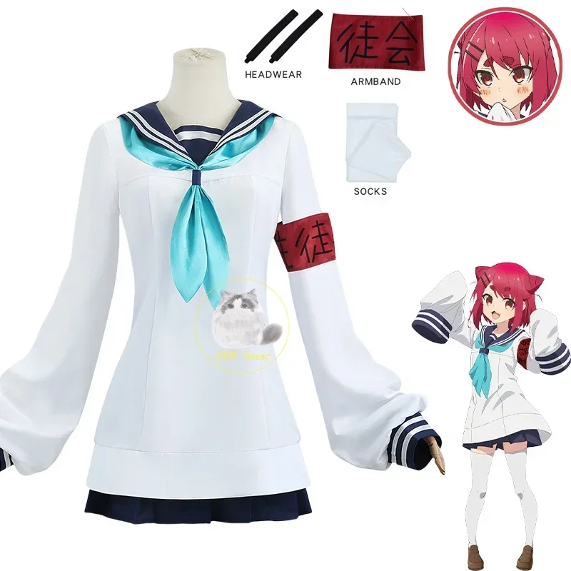 RT01 mi amigo ciervo Nokotan Cosplay Koshi Anko disfraces Cosplay Anime Nekoyamada Neko JK falda de marinero ropa de fiesta de Halloween y Gf1