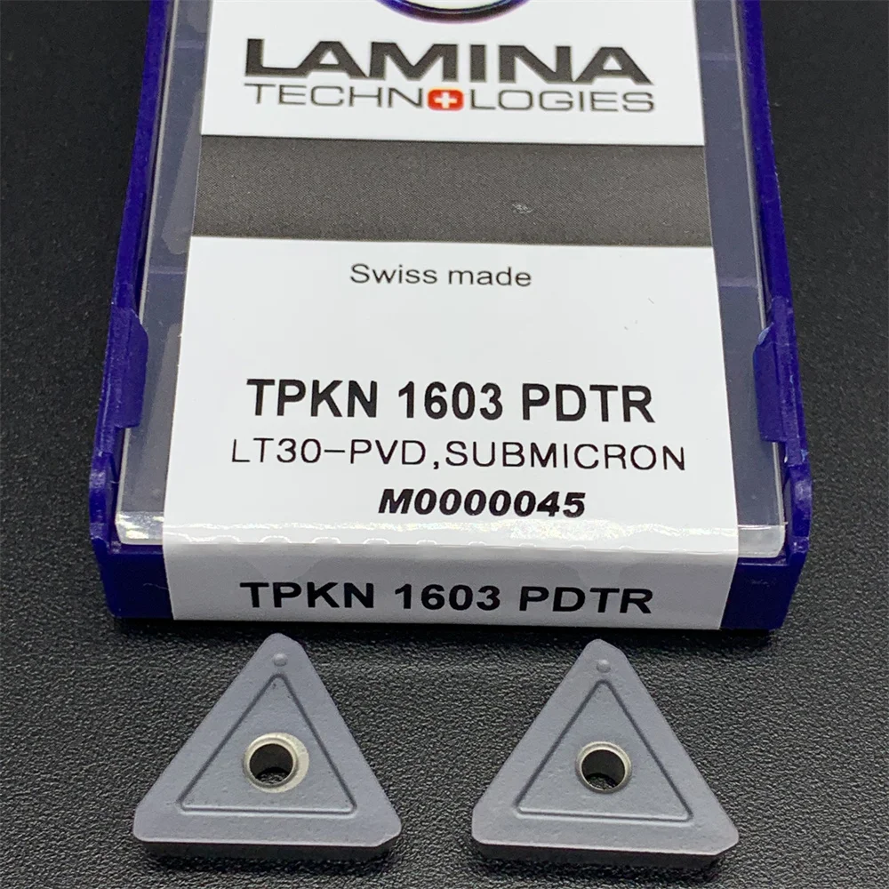 10pcs LAMINA TPKR1603 PDTR LT30 TPKN1603 PDTR LT30 carbide insert TPKR 1603 lathe tool CNC turning insert TPKN 1603 cutting tool