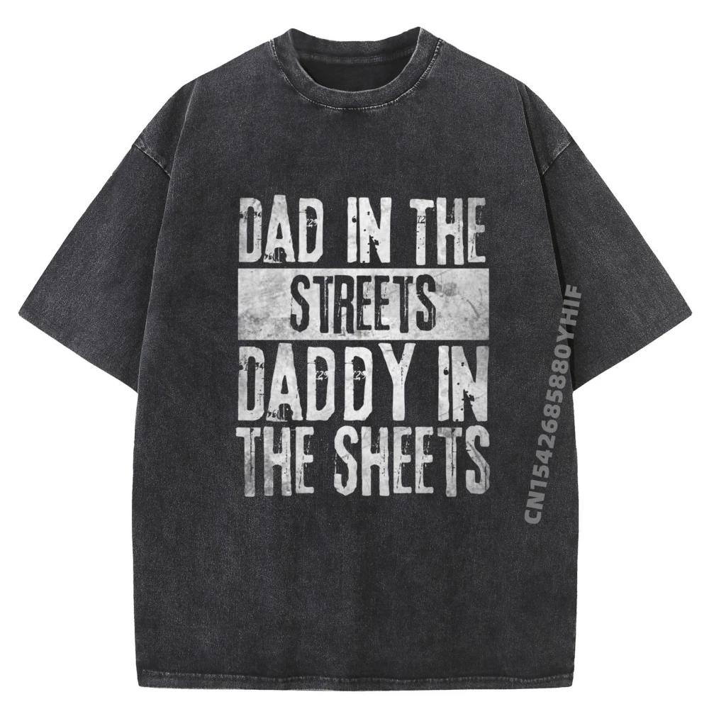 

Dad In The Streets Daddy In The Sheets Designer T Shirt Men Cotton Washed T Shirt Men St Patrick's Day