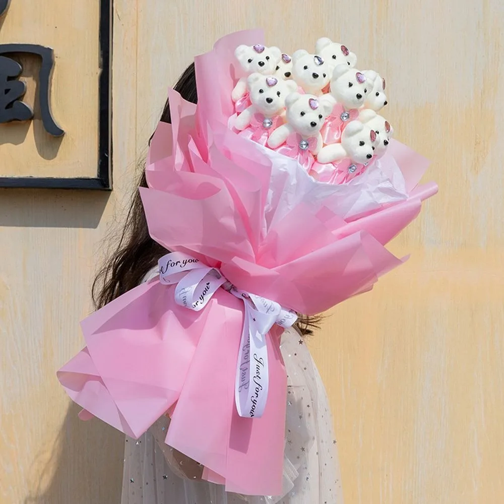 

День святого Валентина милый мультфильм плюшевые животные украшения плюс плюшевые детские игрушки букет медведь маленький плюшевый мишка плюшевая кукла