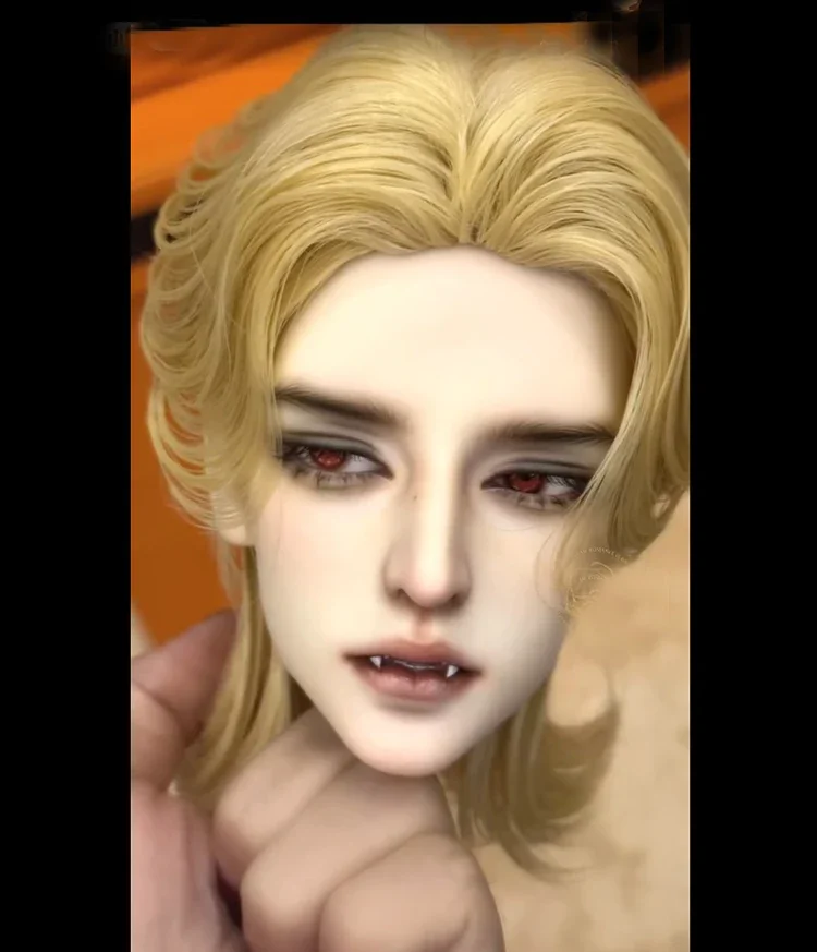 New SD Doll 1/3 BJD Vampire Hyatt Head Only Face Make Up or Without Makeup Special Links Free Shipping