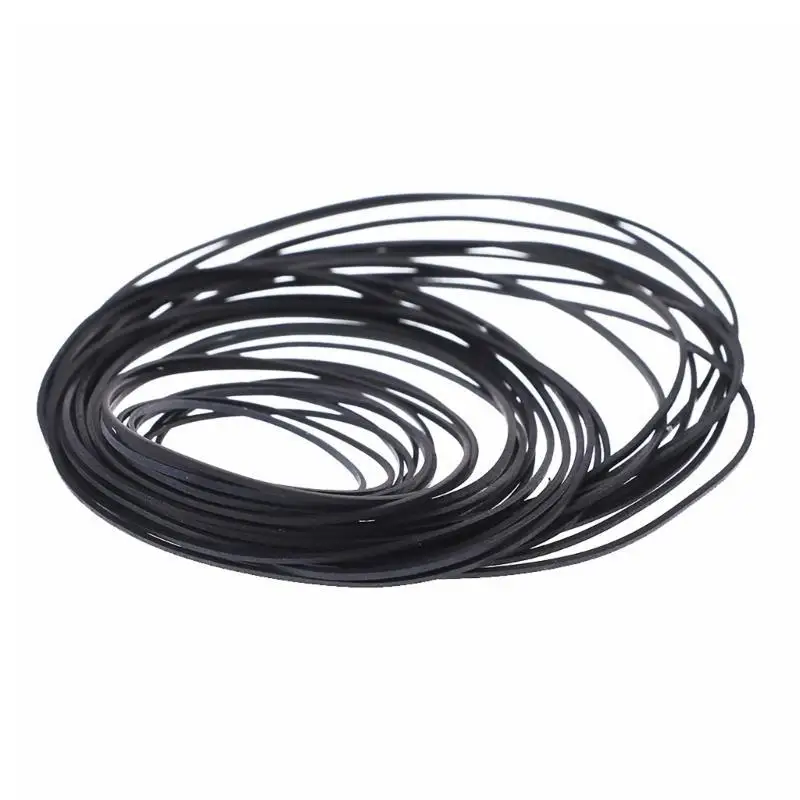 

652F Pack of 50/100pcs Mixed Cassette Tape Player Drive Belts DVD Record Player Belts