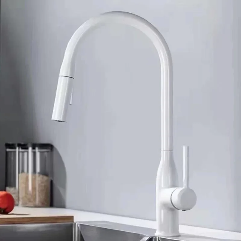

MickeyR Kitchen faucets for kitchen sink Tap chrome-shaped brass flexible faucet removable designed filter mixer matte black 2in