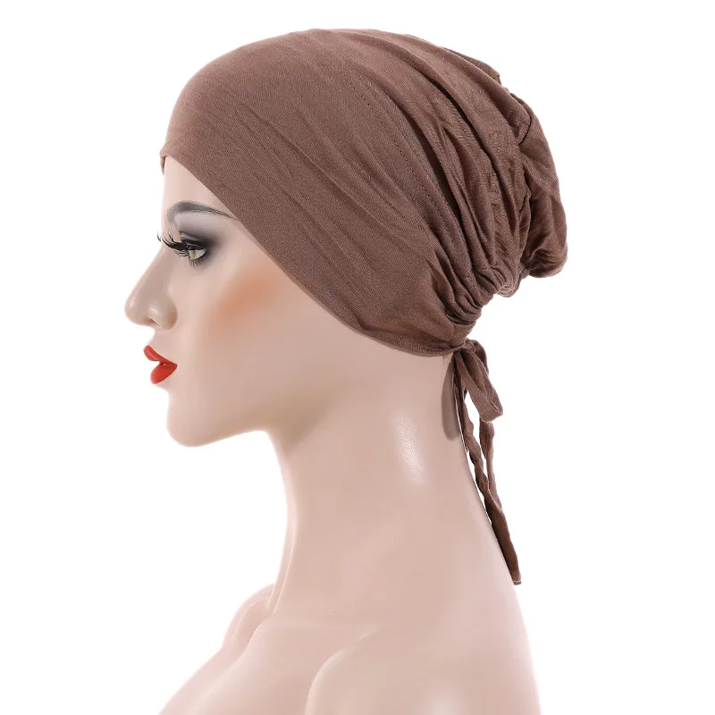 Bonnet Hijab Musulman pour Femme, Turban Sous-Écharpe, Tube Sophia, Bandage, Casquette Intérieure, Chapeaux Ninja, Bonnet Arabe, Skullies, Casquettes Islamiques