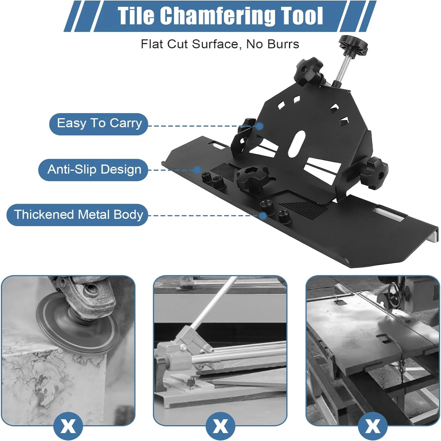 High-Quality Professional Black Tile Edging Tool - Efficient, Lightweight, and Durable Construction for Ultimate Efficiency and 