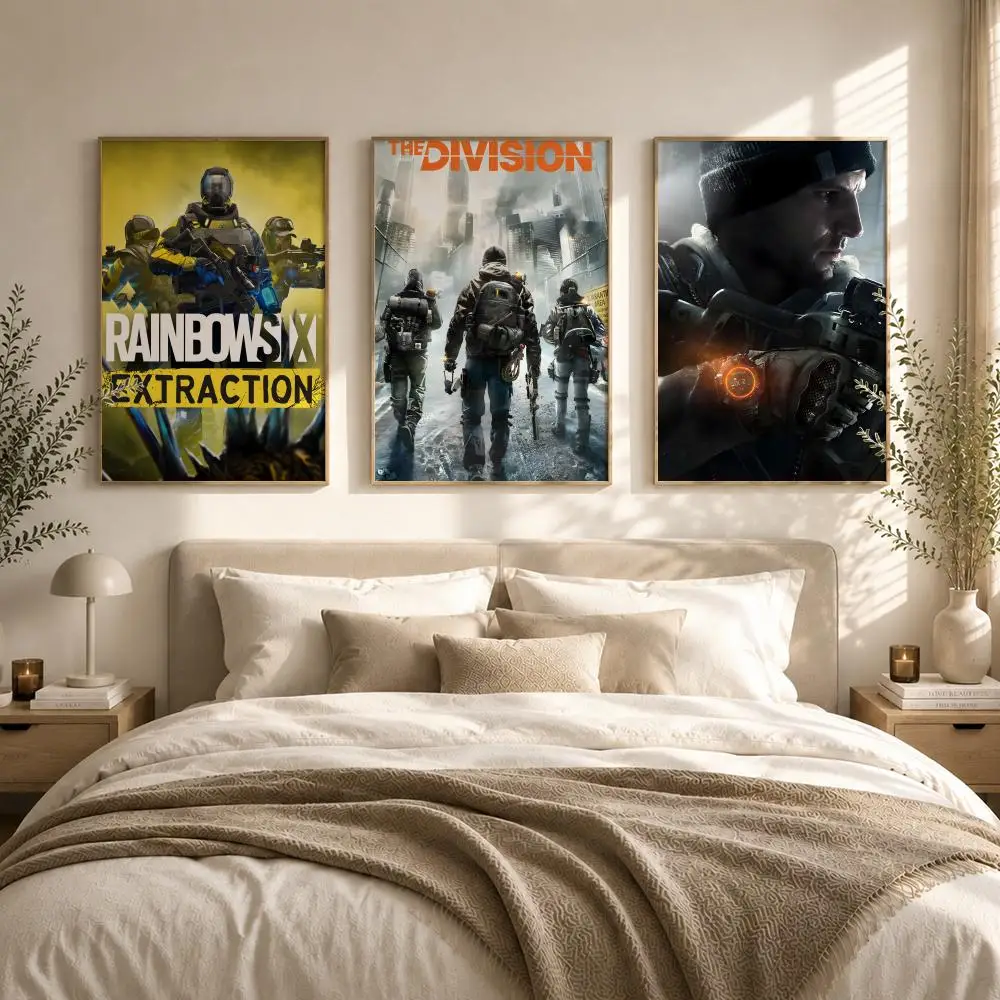 Tom Clancys The Division Poster HD art sticky wall waterproof home living room bedroom bar aesthetic decoration view 2
