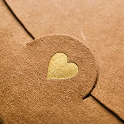 10Pcs 17*11CM Envelopes blank Letter Paper Bronzing Gold heart Lovely Writing Stationery  Kit School Stationery handwritten