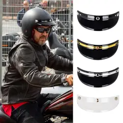 Motorcycle Helmets Visor Shield Helmets Sun Shade Protector Vintage Style Helmets Open Face Sun Shade Visor Shield