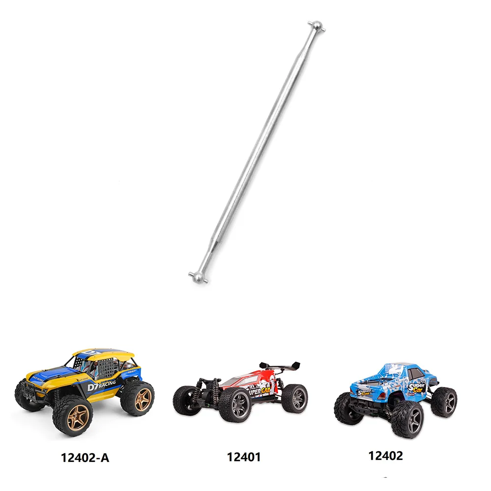 

ABUM-Metal Central Drive Shaft Dogbone 12401-0273 For Wltoys 104009 12402-A 12401 12403 12409 RC Car Spare Parts Accessories